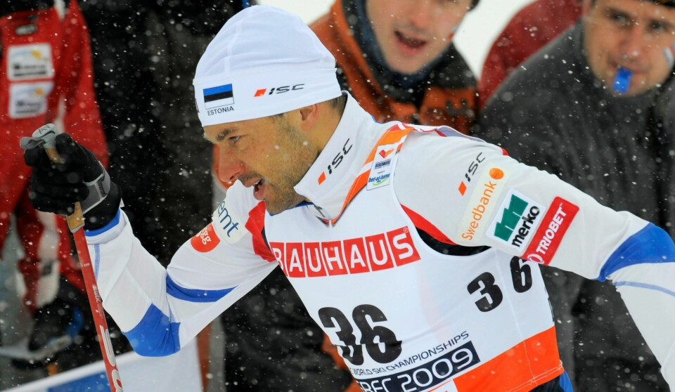 Andrus Veerpalu på vei til VM-gull på 15 kilometer under VM i Liberec i 2009.