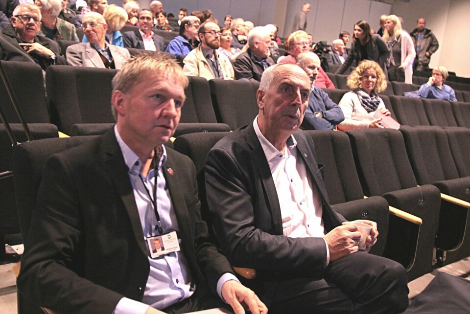 Varaordfører Pål Morten Borgli (Frp) og ordfører Stanley Wirak (Ap) sørger for et bredere budsjettsamarbeid i Sandnes.