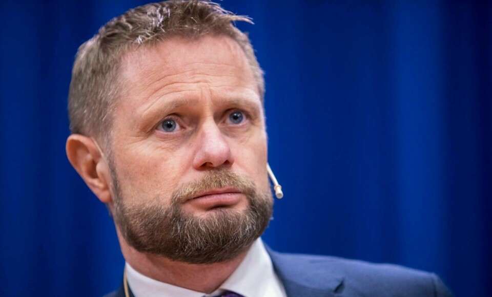 Helseminister Bent Høie (H) foreslår en øvre aldersgrense for assistert befruktning på 46 år.
