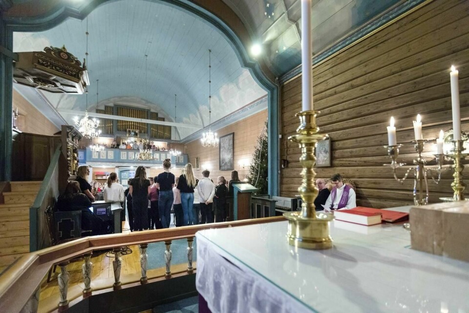 Skolegudstjenestene arrangeres i disse dager, og ordningen bør fortsette så lenge elevene har alternativer, skriver Bjørn G. Sæbø. Foto: Gorm Kallestad, NTB Scanpix
