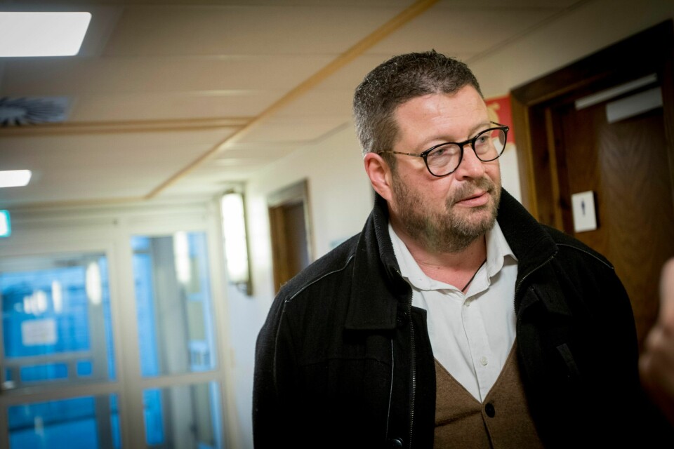 Forsvarer for 22-åringen, Per Ragnar Holter-Andersen. Per Ragnar Holter-Andersen, forsvarer, advokat, Regestrand
