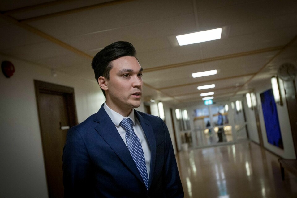 20-åringens forsvarer, Aleksander Barkved Steinsvåg.
