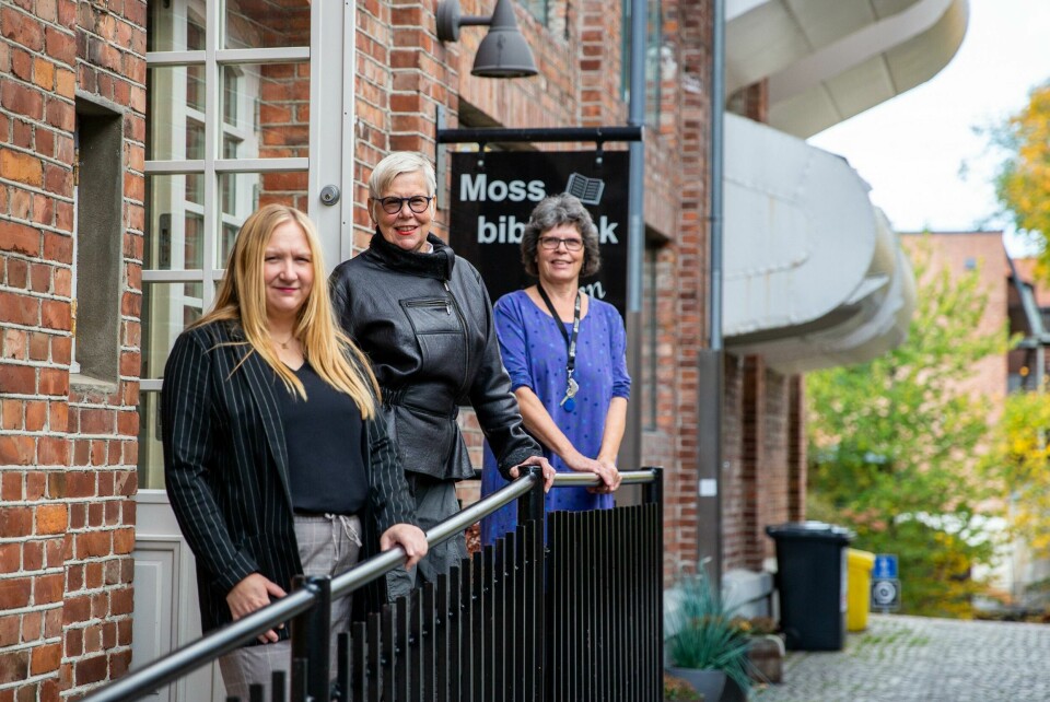 Tirsdagens debattmøte i Moss er ett av flere som planlegges av Moss Aps kvinnenettverk og Moss bibliotek. Fra venstre: Mette-Gro Karlsen (Moss Ap), Hanne Luthen (Moss Ap) og Lise Haugen Larsen (Moss bibliotek). Tirsdagens debattmøte i Moss er ett av flere som planlegges av Moss Aps kvinnenettverk og Moss bibliotek. Fra venstre: Mette-Gro Karlsen (Moss Ap), Hanne Luthen (Moss Ap) og Lise Haugen Larsen (Moss bibliotek).