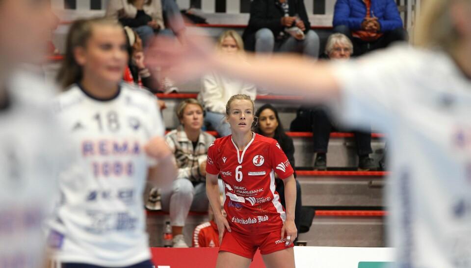 Fredrikstad Ballklubb og Benedicte Frøland Nesdal trakk Byåsen borte i kvartfinalen i NM. Her fra åttemålsseieren hjemme mot samme motstander i september.