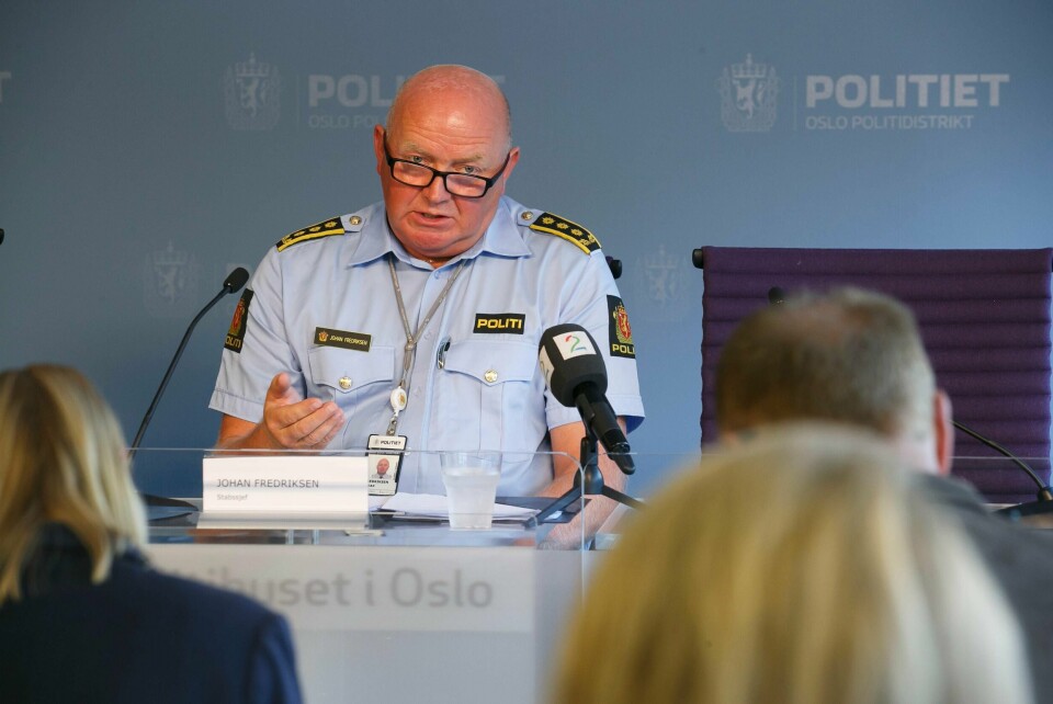 Politiinspektør Johan Fredriksen fremhever at Oslo politidistrikt har nulltoleranse for uønsket atferd og trakassering.