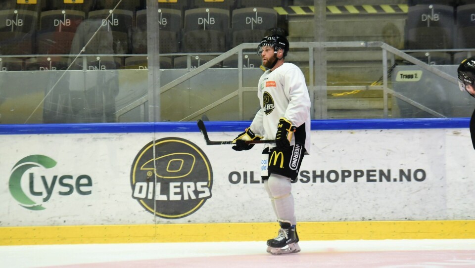 Chad Costello debuterer for Oilers. Foto: Kristoffer Knutsen