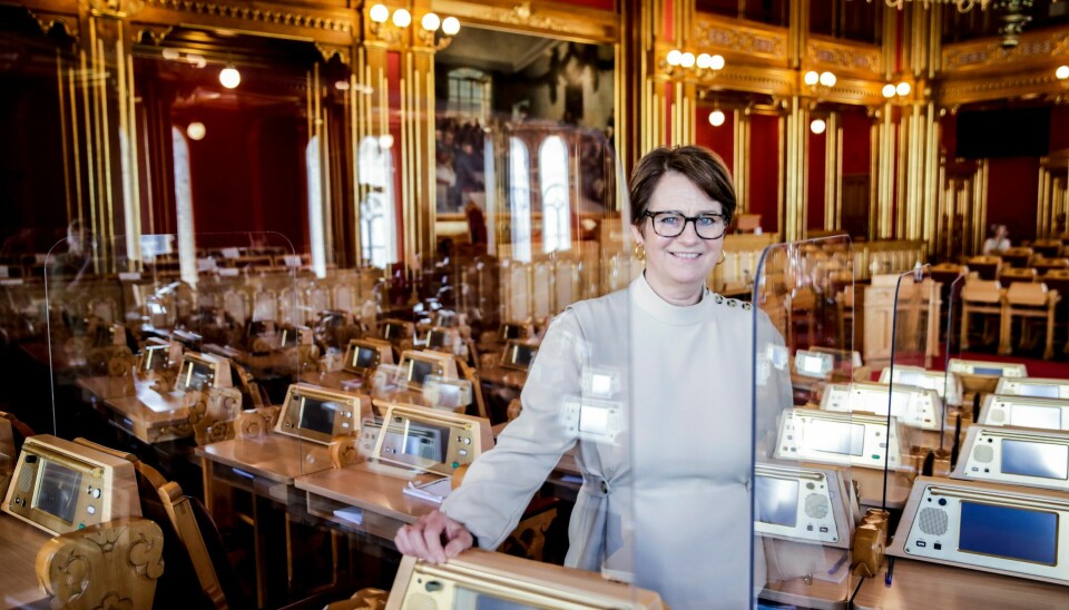 Stortingspresident Tone Wilhelmsen Trøen (H) vil nå de unge på Instagram. Foto: Vidar Ruud / NTB
