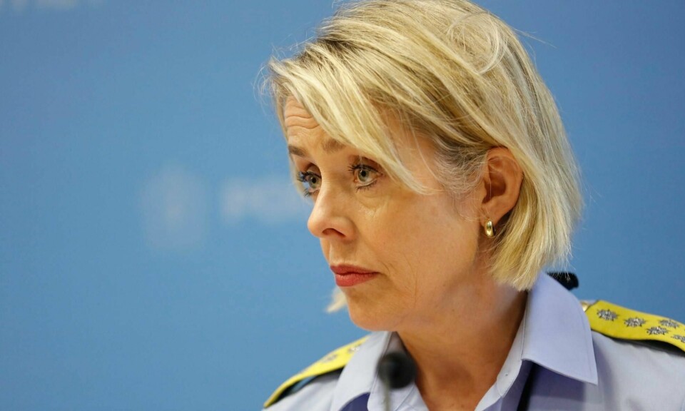 Politidirektør Benedicte Bjørnland er opprørt etter å ha fått presentert resultater fra en studie om politiet. Arkivfoto.