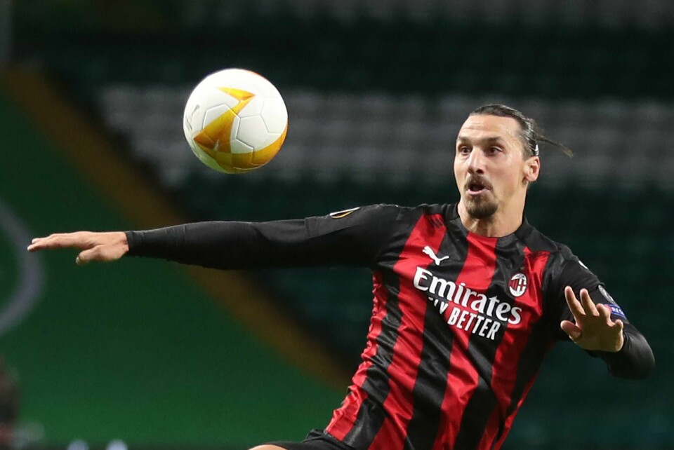 Zlatan Ibrahimovic i aksjon mot Celtic i Europaligaen i forrige uke.