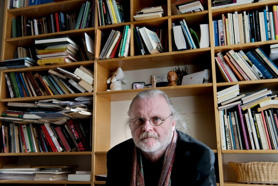 Jon Fosse, her i statens æresbolig Grotten i 2016.