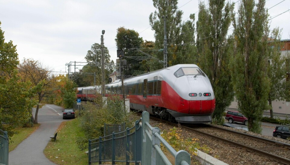 nsb jernbane tog