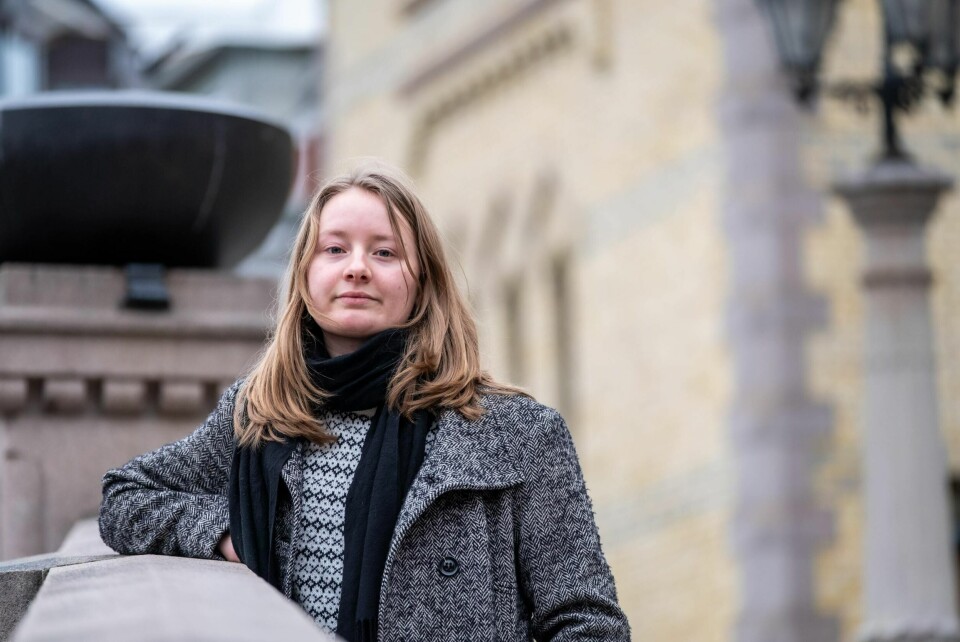 Leder Therese Woie i Natur og Ungdom. Foto: Thor Due/Natur og Ungdom