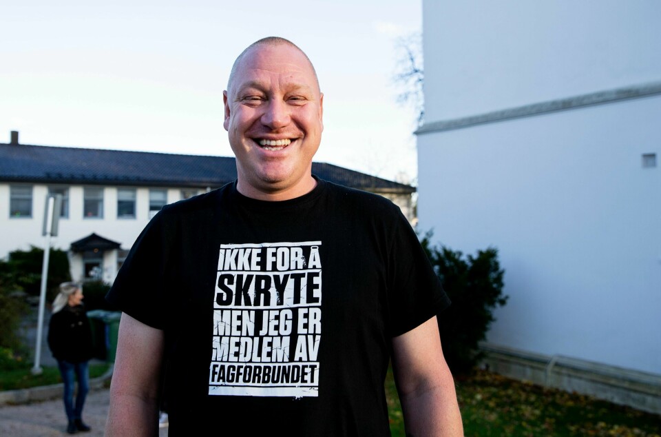 Pål Andreas Christiansen er hovedtillitsvalgt i Fagforbundet i Fredrikstad. Han er gleder seg over arbeidet som legges ned over hele linja for å få flere fra deltid til heltid i helse- og velferdsseksjonen i kommunen.