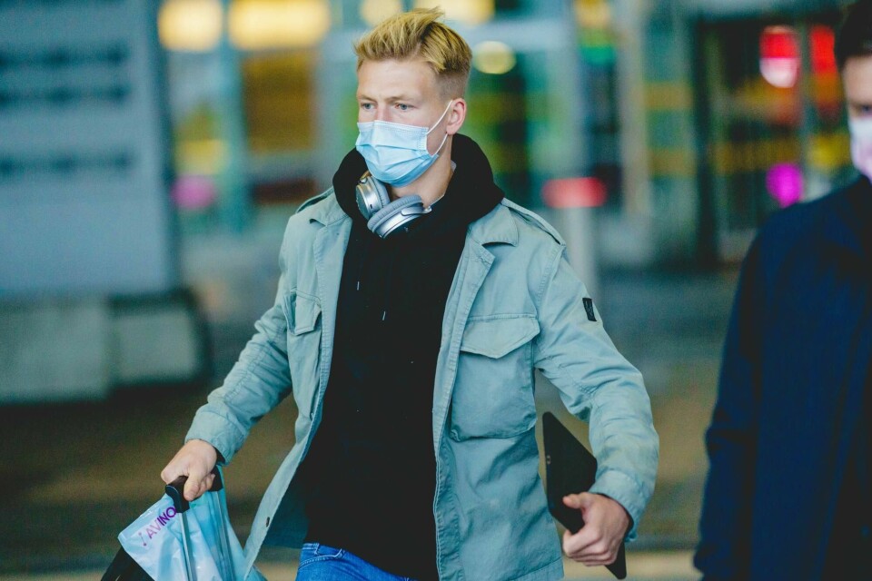 Tidligere Stabæk-spiller Andreas Hanche-Olsen har flydd inn fra Belgia for å være en del av de nye norske landslagstroppen.