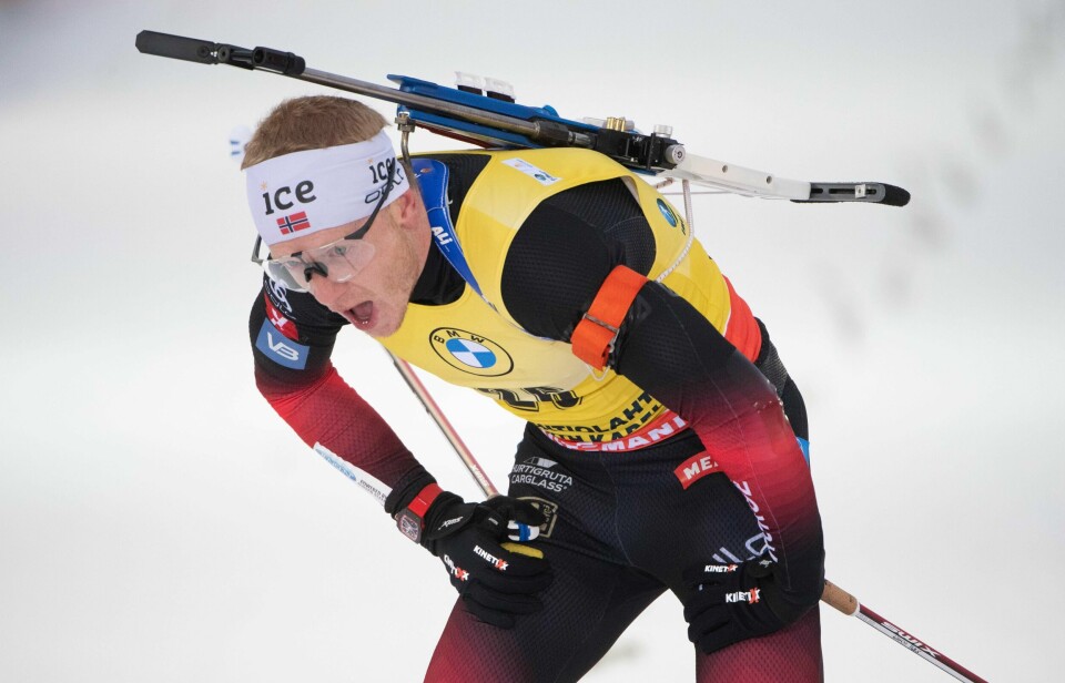 Johannes Thingnes Bø gikk et kanonløp på sprinten i Kontiolahti.