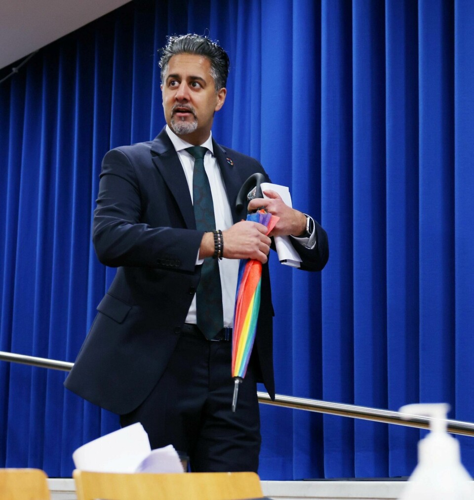 Kulturminister Abid Raja kom med nye koronamillioner til kulturlivet. Foto: Ørn E. Borgen/NTB Kulturminister Abid Raja kom med nye koronamillioner til kulturlivet. Foto: Ørn E. Borgen/NTB