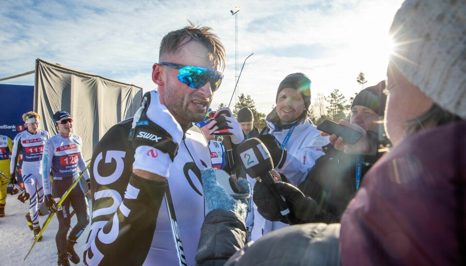 Petter Northug deltok på Strindheims stafettlag senest på Konnerud sist vinter.
