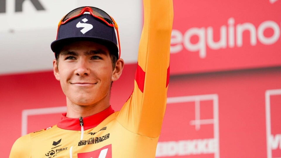 Jonas Iversby Hvideberg fra Fredrikstad, her på pallen i NM, vant gull i U23-EM. Jonas Iversby Hvideberg fra Fredrikstad, her på pallen i NM, vant gull i U23-EM.