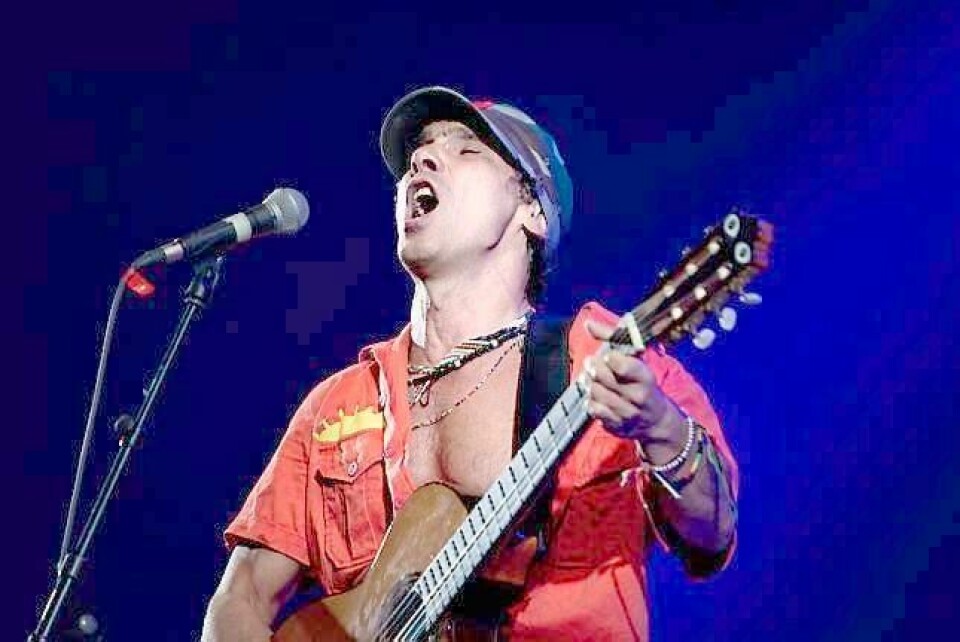 Manu Chao, her på Rådhusplassen i Oslo i 2012, kommer tilbake til Roskilde i sommer. FOTO: MARTE GJÆRDE