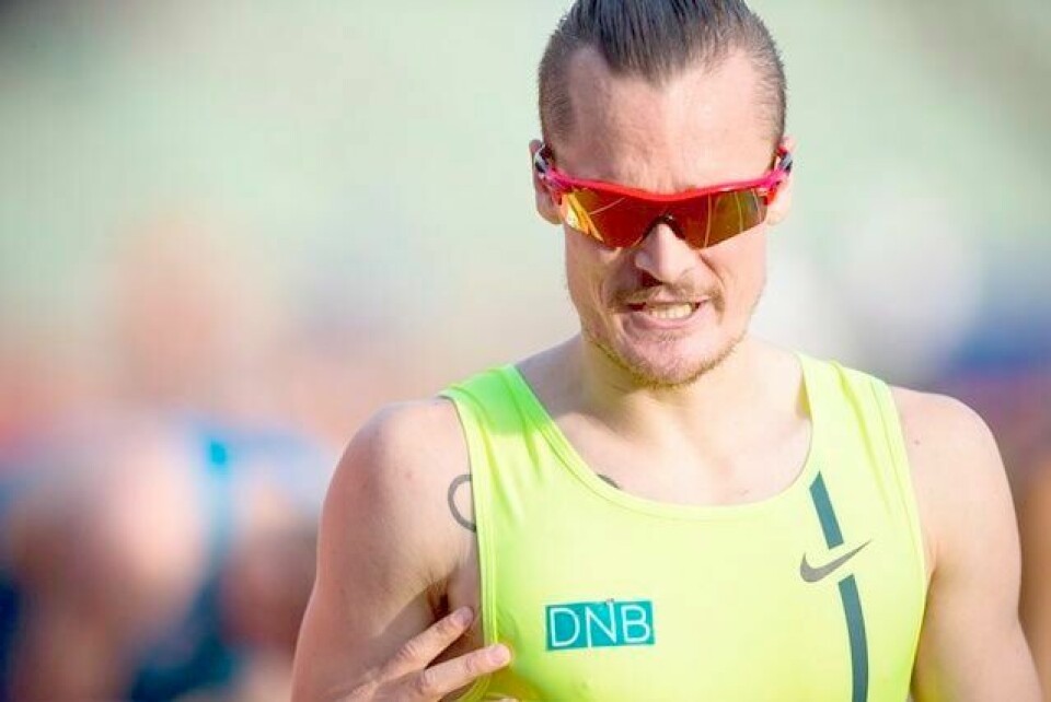 Henrik Ingebrigtsen slettet sin egen norske rekord på en engelsk mil i helgen. FOTO: AUDUN BRAASTAD/NTB SCANPIX