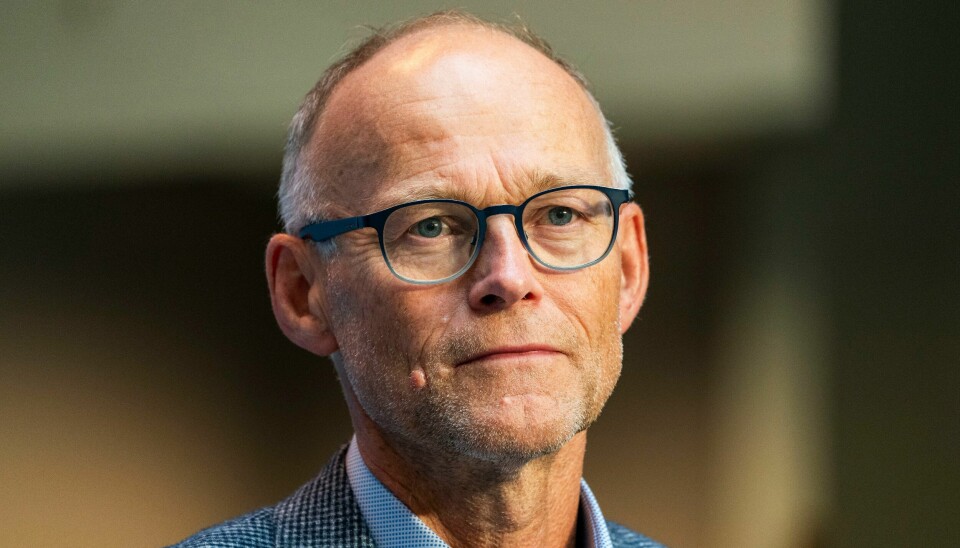 Fagdirektør Frode Forland i Folkehelseinstituttet (FHI). – Vi toler å leve med meir smitte, men akkurat kor mykje synest eg er vanskeleg å setje tal på, seier fagdirektør Frode Forland i FHI. Foto: Håkon Mosvold Larsen / NTB / NPK