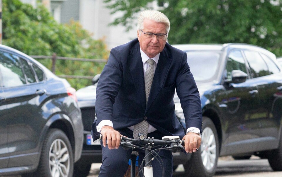 Fabian Stang stiller til valg for Oslo Høyre neste år. Oslo 20180619.Fabian Stang ankommer bisettelsen til Minken Fosheim Wienskol i Uranienborg kirke tirsdag.Foto: Fredrik Hagen / NTB