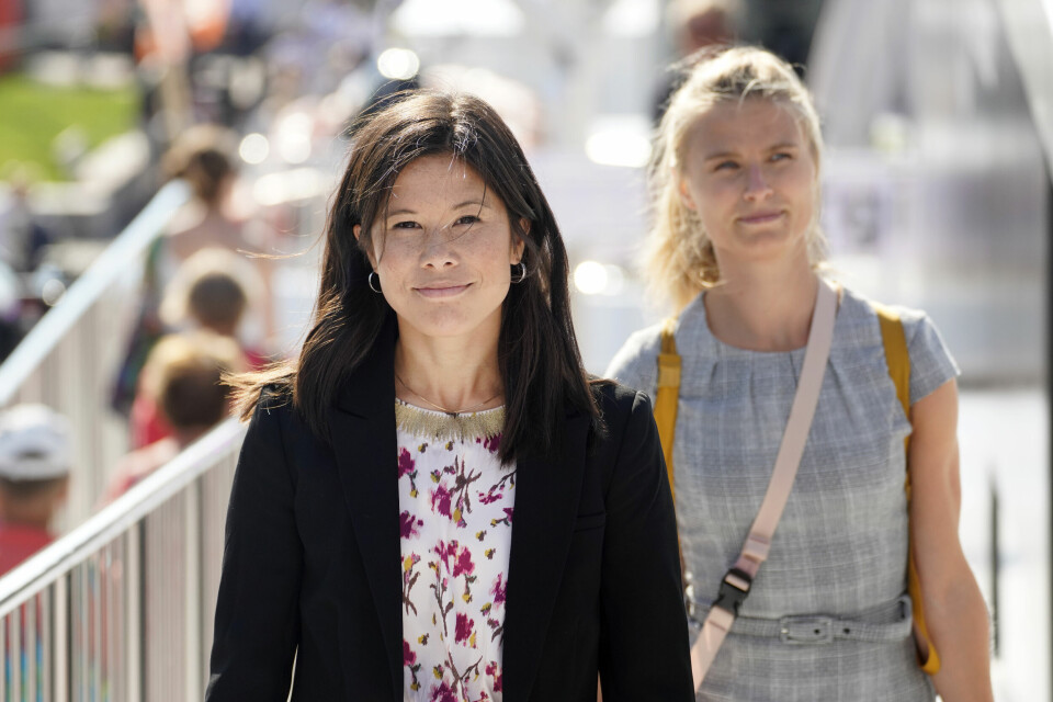 Lan Marie Berg tar over som parlamentarisk leder for MDG på Stortinget. Stortingsrepresentant Lan Marie Berg stiller som kandidat til MDG-ledelsen, men vil ikke bli partileder. Foto: Ole Berg-Rusten / NTB