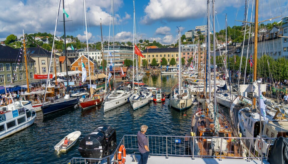 Utsikt over Pollen under Arendalsuka 2022. Arendal 20220817. Utsikt over Pollen under Arendalsuka 2022.Foto: Ole Berg-Rusten / NTB