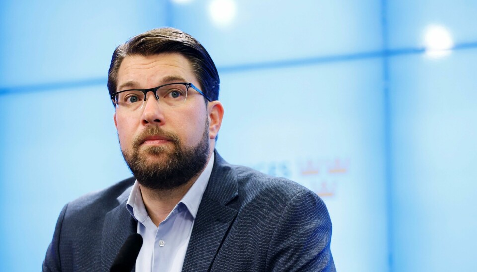 Sverigedemokraternas leder Jimmie Åkesson har gjort partiet fra et sørsvensk miniparti til en gigant i svensk politikk. Foto: Christine Olsson / TT / NTB Sverigedemokraternas leder Jimmie Åkesson har gjort partiet fra et sørsvensk miniparti til en gigant i svensk politikk. Foto: Christine Olsson / TT / NTB