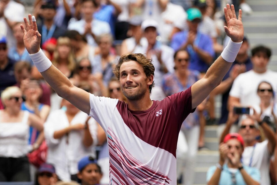 Casper Ruud er klar for kvartfinale i US Open. Casper Ruud er klar for kvartfinale i US Open. Foto: Eduardo Munoz Alvarez, AP / NTB