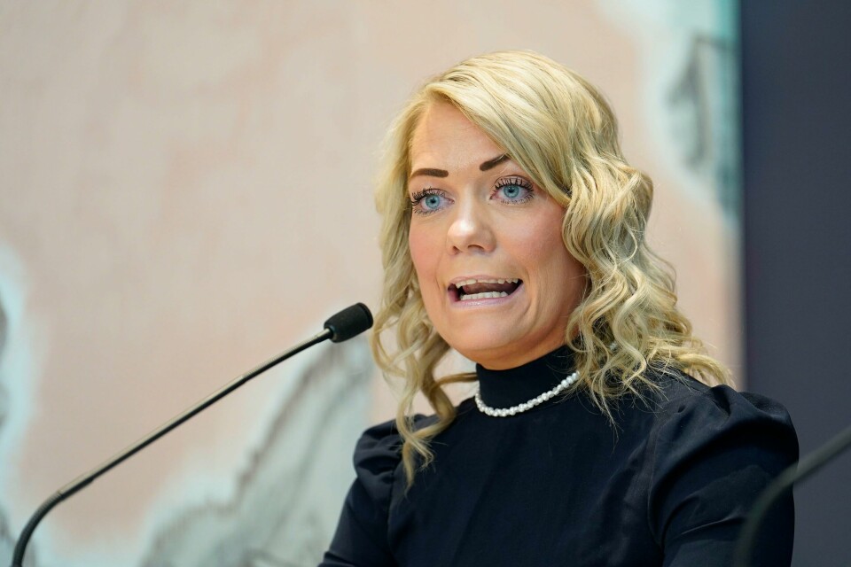– En justering av strømstøtteordningen for jordbruks- og veksthusprodusenter er ikke planlagt», opplyser landbruks- og matminister Sandra Borch (Sp). – En justering av strømstøtteordningen for jordbruks- og veksthusprodusenter er ikke planlagt», opplyser landbruks- og matminister Sandra Borch (Sp). Foto: Håkon Mosvold Larsen / NTB