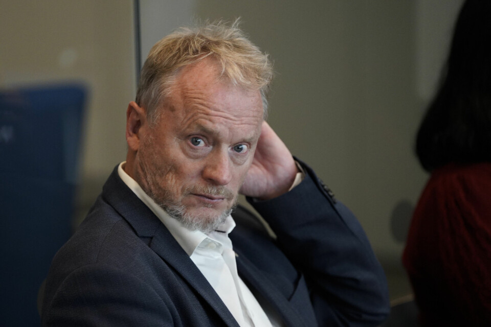 Byrådsleder Raymond Johansen møter pressen etter offentliggjøringen av Oslo-budsjettet i Rådhuset. Raymond Johansen