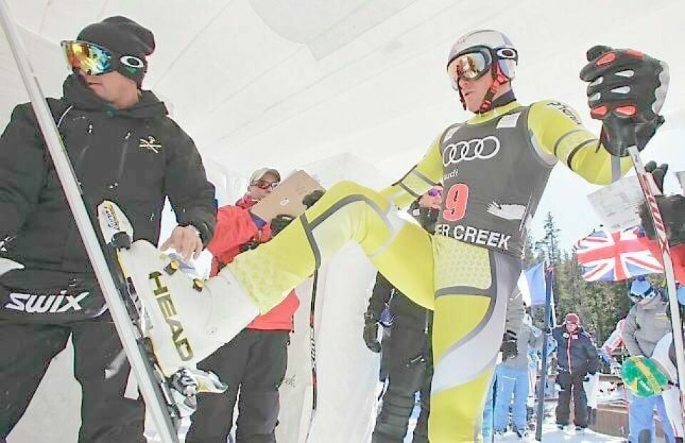 Aksel Lund Svindal forbereder seg til en ny treningsøkt i Beaver Creek. I kveld setter han full gass. FOTO: ALESSANDRO TROVATI/NTB SCANPIX