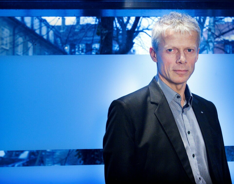 Skattedirektør Hans Christian Holte mener samarbeid blir en nøkkel framover, når en lang rekke etater skal samarbeide for å få stoppet arbeidslivsmafiaen som herjer i Norge. Han skryter av Erna Solberg, som har gitt Skatteetaten en «tydelig marsordre» for å få bukt med problemene. FOTO: ARNE OVE BERGO