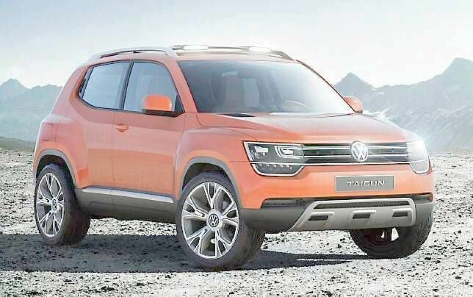Taigun blir VWs minste SUV. FOTO: VW