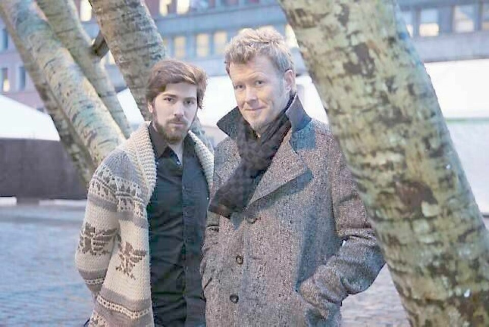 Magne Furuholmen (t.h.) og Johan Husvik står, på hver sin måte, bak musikken til filmatiseringen av «Beatles». FOTO: JAVAD PARSA