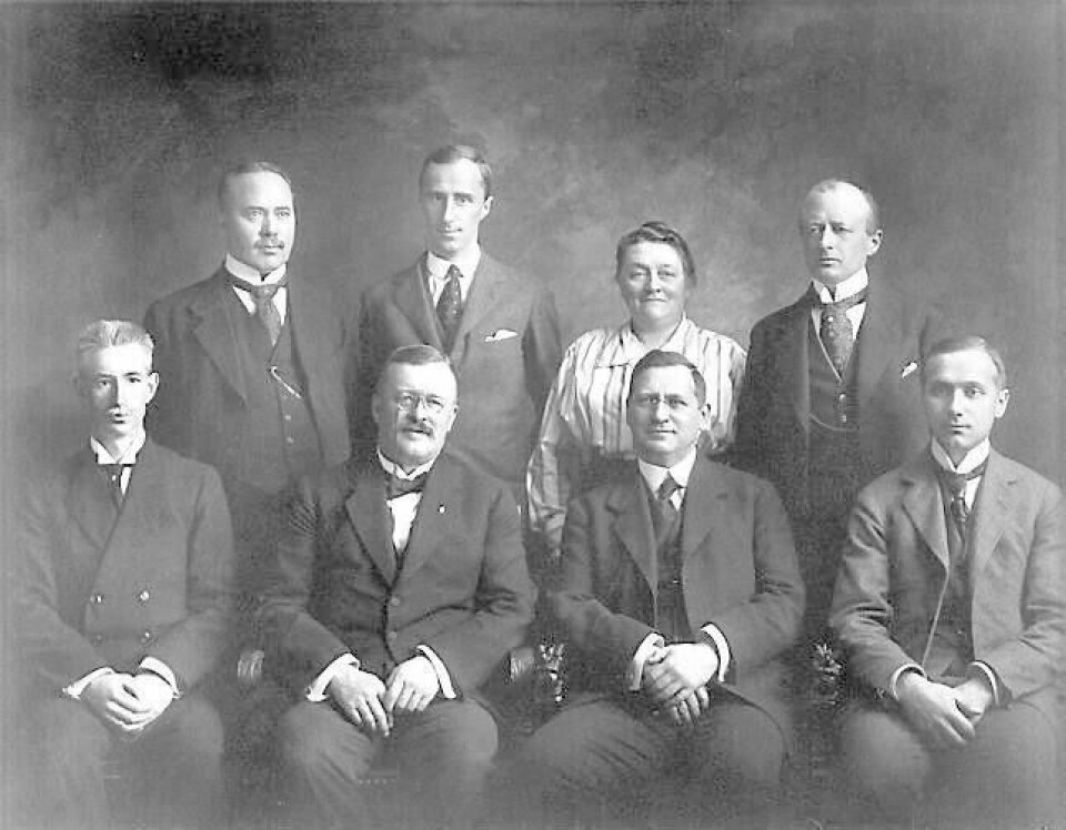 Til Arbeidslivskonferanse i Washington i 1919 var det kun en kvinne med i den norske delegasjonen: Betzy Kjelsberg. FOTO: ARBARK