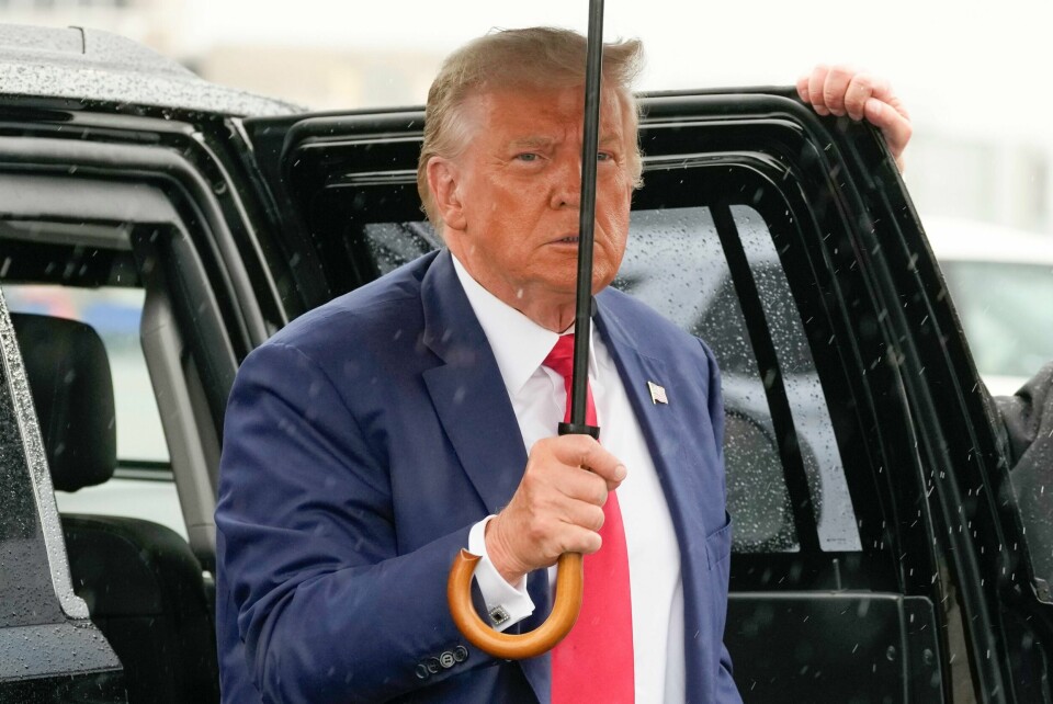 Bildene og lyden av Donald Trump er bare vanvittige, skriver vår kommentator. .