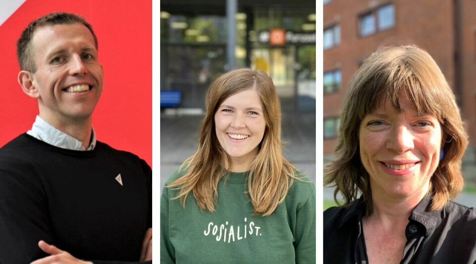Fra venstre: Steinar Heldal, Sunniva Myrene Braaten og Gunnell Sandanger. Personer