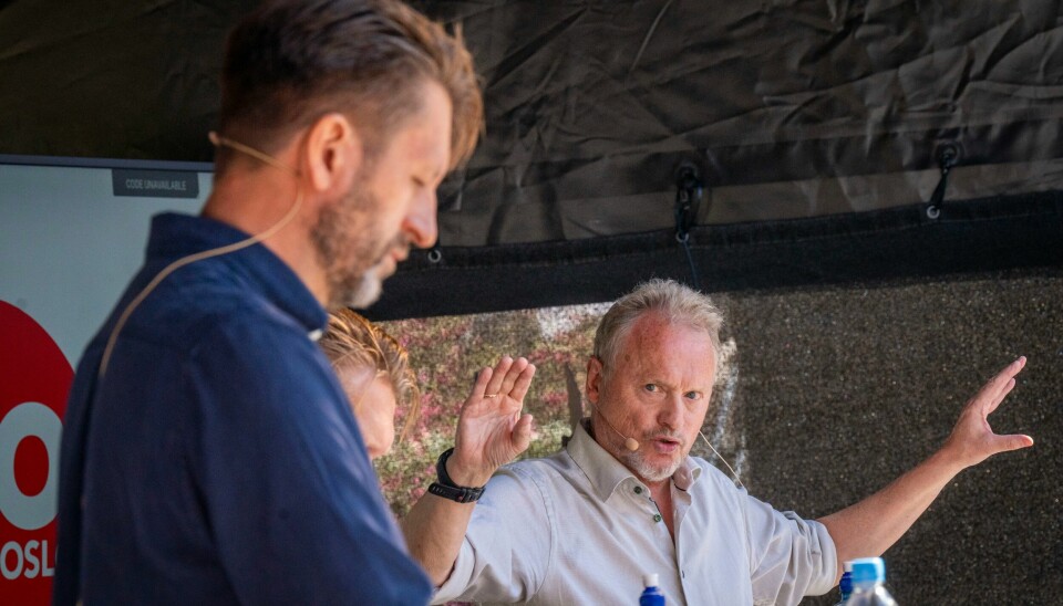 Onsdag var det duell mellom byrådsleder Raymond Johansen (Ap) og byrådslederkandidat Eirik Lae Solberg (H) under Arendalsuka, arrangert av Avisa Oslo. debatt