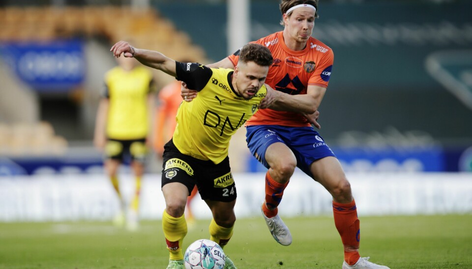 Tobias Svendsen går fra Lillestrøm til Odd. Tobias Svendsen går fra Lillestrøm til Odd.
