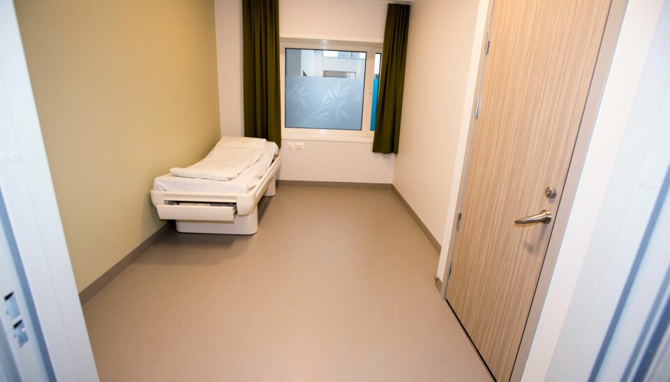 Behandlingsrom i bygget for psykisk helsevern ved Lovisenberg sykehus i Oslo. Behandlingsrom i bygget for psykisk helsevern ved Lovisenberg sykehus i Oslo. Foto: Terje Pedersen / NTB