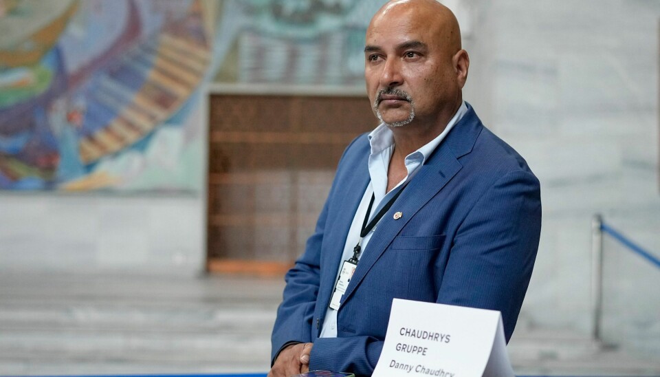 Bystyrepolitiker Danny Chaudhry, her fra enpersonsgruppa Chaudhrys gruppe. På rådhuset