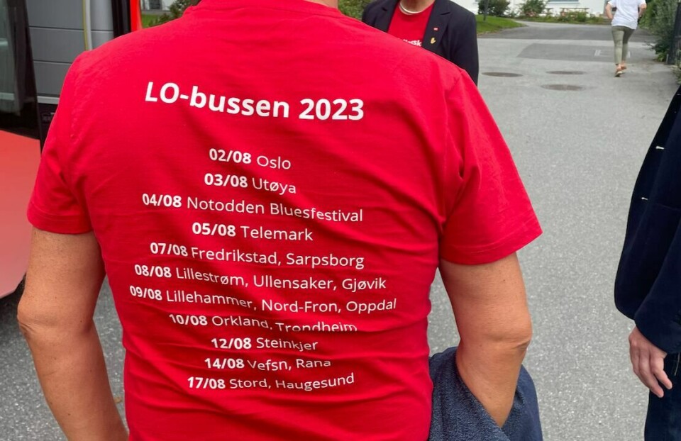 Jørn Eggum har vært på turne før. Nå venter en uke valgkampinnspurt for å løfte venstresiden så høyt som mulig. Jørn Eggum har vært på turne før. Nå venter en uke valgkampinnspurt for å løfte venstresiden så høyt som mulig.