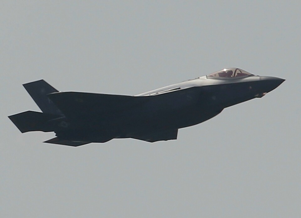 Et amerikansk F-35-fly er savnet i USA. Piloten skjøt seg ut, men hvor flyet endte opp er ikke kjent. Et amerikansk F-35-fly er savnet i USA. Piloten skjøt seg ut, men hvor flyet endte opp er ikke kjent. Foto: Michel Euler / AP / NTB