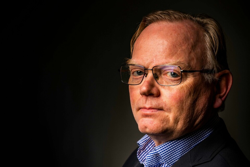 Sindre Finnes. Med boka 'Ved Ernas side' trer Erna Solbergs ektemann gjennom et kvart århundre, Sindre Finnes, fram i rampelyset. Foto: Håkon Mosvold Larsen / NTB