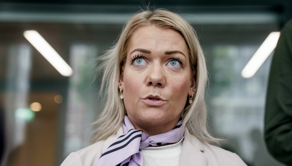 Sandra Borch (Sp) kaster lederen for Felles klagenemnd etter at det ble klart at hun har blitt oppnevnt til en tredje periode i strid med reglene. Sandra Borch (Sp) kaster lederen for Felles klagenemnd etter at det ble klart at hun har blitt oppnevnt til en tredje periode i strid med reglene. Foto: Stian Lysberg Solum / NTB
