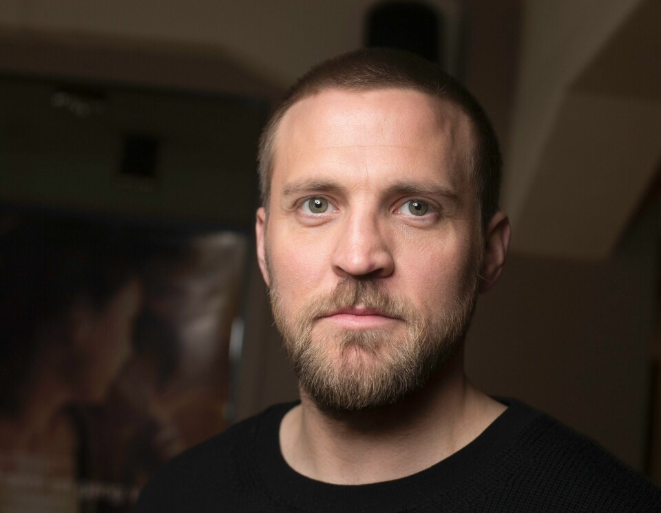 Tobias Santelmann spiller i den nye serien som nås spiller inn i Halden.