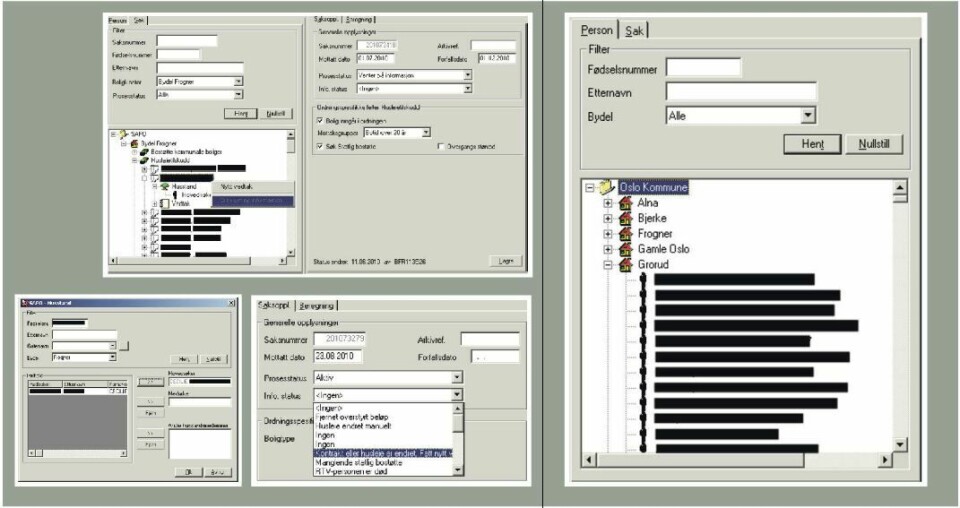 HUSKER DU: Slik så splitter ny programvare ut rundt 2000. Her er skjermbilder fra brukermanualen til Sapo, datasystemet de sliter med i Oslo kommune. HUSKER DU: Slik så splitter ny programvare ut rundt 2000. Her er skjermbilder fra brukermanualen til Sapo, datasystemet de sliter med i Oslo kommune.