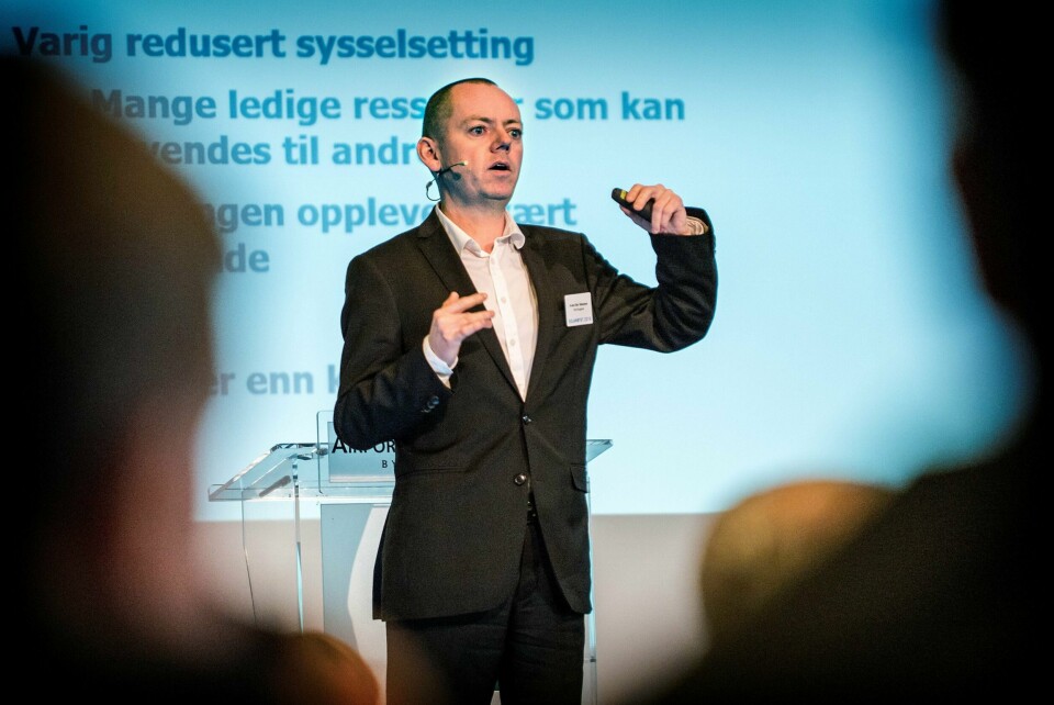 Svein Olav Simonsen, regiondirektør i NHO Rogaland, mener det som diskuteres på Solamøtet hvert år er med og legger premissene for det nye året. I sitt foredrag vil Simonsen trekke fram andre næringer enn olje. Foto: Roy Storvik